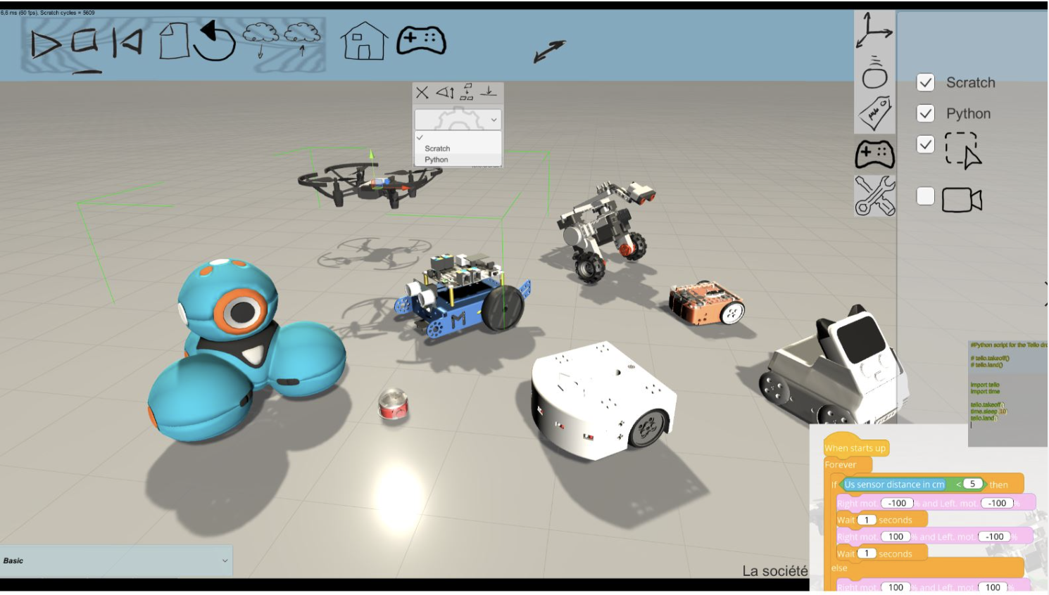 Robotics simulation project